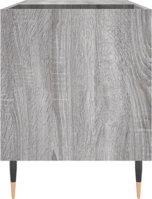 vidaXL Δισκοθήκη Γκρι Sonoma 85 x 38 x 48 εκ. από Επεξεργασμένο Ξύλο