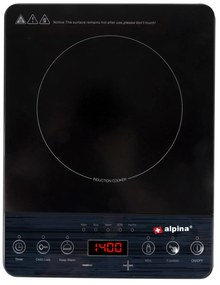 Επαγωγική Εστία Μονή 2000W ALPINA