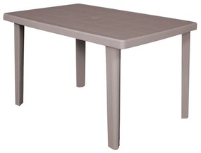 Τραπέζι 100x67cm MARTE Πλαστικό Μπεζ Tortora