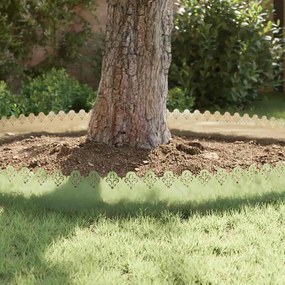 vidaXL Περιγράμματα γκαζόν 30 pcs Ασημί 103 x 0,05 x 22 εκ