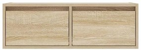 ντουλάπι τηλεόρασης με φώτα LED Sonoma Oak 75x35,5x25 cm - Καφέ