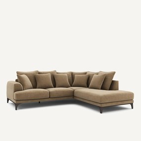 Γωνιακός καναπές με υφασμάτινη επένδυση, ARMENTO