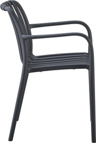 ΠΟΛΥΘΡΟΝΑ ΠΟΛΥΠΡΟΠΥΛΕΝΙΟΥ TIPPY HM5940.10 ΣΚΟΥΡΟ ΓΚΡΙ 55x55x81Υεκ.