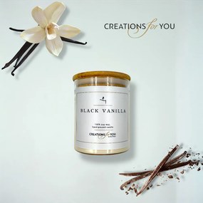 Κερί Αρωματικό Black Vanilla - 600 γρ. +-