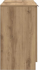 vidaXL Ντουλάπι Μπάνιου Artisan Oak 64,5 x 33,5 x 59 εκ.