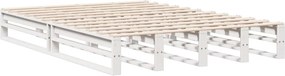 vidaXL Κρεβάτι Βιβλιοθήκη Χωρίς Στρώμα 140x200 εκ Μασίφ Ξύλο Πεύκο