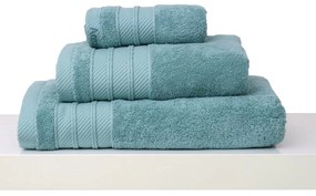 Πετσέτες Σετ 3Τμχ Σε Συσκευασία Δώρου Des. Soft Lake Blue Anna Riska Σετ Πετσέτες 30x50cm 100% Βαμβάκι