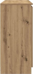 vidaXL Συρταριέρα με Συρτάρια Τεχνίτης Δρυς 100,5x35x76 εκ. Επεξ. Ξύλο