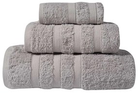 Πετσέτα Prestige 1164 Light Grey Das Home Hand 30x50cm 100% Cotton