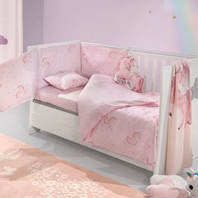 Σεντόνια Κούνιας (Σετ 3τμχ) Saint Clair Pinto Pinky