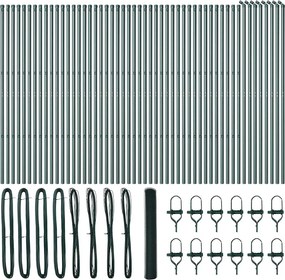 vidaXL Στύλος Περιφράξεων Πράσινο 100 x 1,2 m (25 mm δίχτυ)