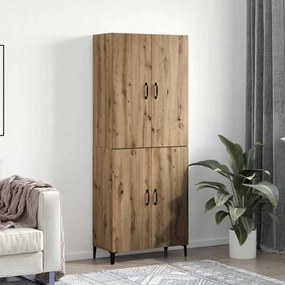 vidaXL Highboard 2 pcs Artisan Oak Επεξεργασμένο ξύλο