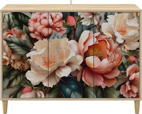 vidaXL Πλαϊνό γραφείο BORNE Sonoma 102 x 33 x 75 εκ.