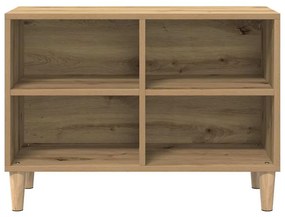 vidaXL Ντουλάπι TV Καφέ 69.5 x 30 x 50 εκ. Επεξεργασμένο ξύλο