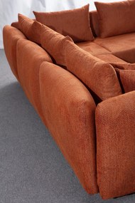 Corner Sofa Floransa - Orange Orange
