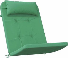 vidaXL Μαξιλάρια για καρέκλες 2 pcs Ύφασμα Όξφορντ Πράσινο