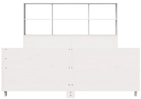 vidaXL Σκελετός Κρεβ. Χωρίς Στρώμα Λευκό 160x200 εκ Μασίφ Πεύκο