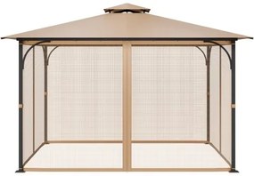 VEVOR Replacement Mesh Gazebo Netting Screen for 10x12x7.3 ft Patio, Net Only