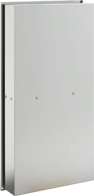 vidaXL Εσοχή Ντους Βουρστ. Ασήμι 32x62x9 εκ. Αν. Ατσάλι