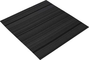 vidaXL Πλακάκι Χαλιού Ριγέ Ανοιχτό Γκρι 50 x 50 cm 36 pcs