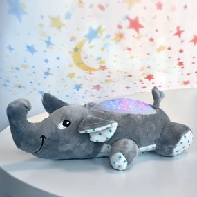 Stars Elephant Προβολέας - Λούτρινο Με Τον Υπέρτατο Φωτεινό Φίλο Για Όνειρα Γεμάτα Αστέρια Γκρι MM05114