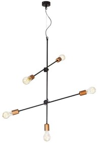 Φωτιστικό Οροφής Sticks V 6270 Black-Copper Nowodvorski Metal