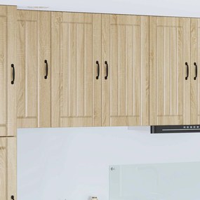 vidaXL Ντουλάπα Τοίχου LUCCA Sonoma Δρυς 80 x 31 x 80 εκ.