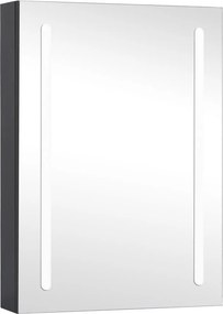 vidaXL Καθρέφτης Μπάνιου με Ντουλάπι &amp; LED 50 x 13 x 70 εκ.