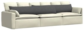 vidaXL Μαξιλάρι Καναπέ 2 pcs Σκούρο Γκρι 200 x 40 εκ.