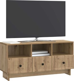 vidaXL Ντουλάπι TV 102 x 34,5 x 50 εκ. Artisan Δρυς Επεξεργασμένο Ξύλο