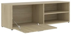 vidaXL Έπιπλο Τηλεόρασης Sonoma Δρυς 120 x 34 x 37 εκ. από Επεξ. Ξύλο