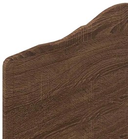 vidaXL Κεφαλάρι με κεφαλάρι Καφέ δρυς 75 cm Επεξεργασμένο ξύλο