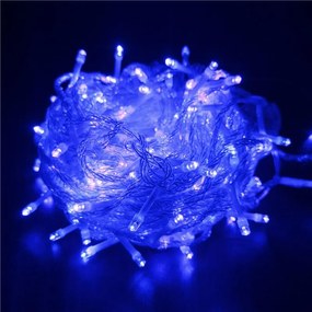 Χριστουγεννιάτικα λαμπάκια 100 LED  μπλέ φωτισμού  -  10 μέτρα