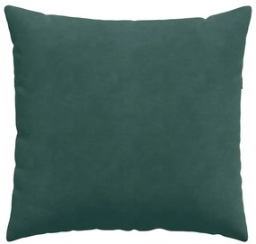 vidaXL Μαξιλάρι Καναπέ 2 pcs Σκούρο Πράσινο 45 x 45 cm