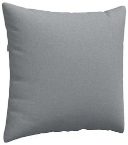 vidaXL Μαξιλάρι Καναπέ 2 pcs Ανοιχτό γκρι 45 x 45 cm ύφασμα