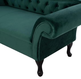 Ανάκλινδρο T.Chesterfield Niovi κυπαρίσσι βελούδο 187x61x82Υ εκ. 187x61x82 εκ.