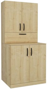 Έπιπλο Πλυντηρίου Palmira 505CRL1307 70x67x98cm Oak Μοριοσανίδα, Μελαμίνη