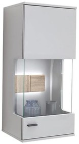 Dakar Κρεμαστή Βιτρίνα Γκρι 45x37x99