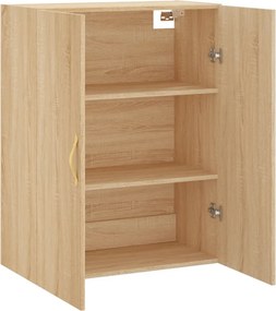 vidaXL Ντουλάπι Επιτοίχιο Sonoma Δρυς 69,5 x 34 x 90 εκ.