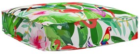 vidaXL Μαξιλάρι παλέτας για κάθισμα Floral Πολύχρωμο 60 x 60 x 12 cm