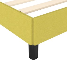 vidaXL Σκελετός Κρεβατιού Χωρίς Στρώμα Πράσινο 140x200 εκ.Υφασμάτινο