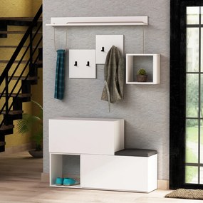 Έπιπλο Εισόδου Λευκό HOLDON 120x40x78