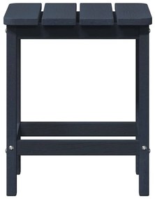 vidaXL Adirondack Τραπέζι Πλευρό Ναυτικό Μπλε 38x38x46 εκ. από HDPE