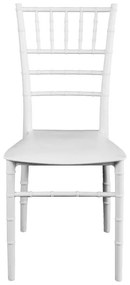 Καρέκλα Tiffany pp σε λευκή απόχρωση 42x40x89εκ 40x40x88 εκ.