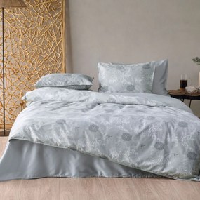Σεντόνια Mosco 22 (Σετ 4τμχ) Light Grey-Silver Kentia King Size 270x270cm 100% Βαμβακοσατέν
