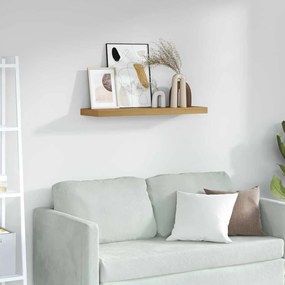 vidaXL Ράφι Τοίχου Επιτοίχιο Καφέ 90 x 23,5 x 4 εκ Επεξεργασμένο ξύλο