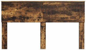 vidaXL Κεφαλάρι Καπνιστό Δρύς 150 cm Επεξεργασμένο ξύλο