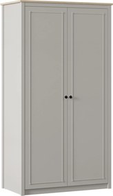 Ντουλάπα Γκρι / Δρυς PEDRE 106.5x54.3x197