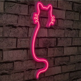 Διακοσμητικό Φωτιστικό Τοίχου Cat 395NGR1636 22x2x48cm Led 20,1W Pink Wallity
