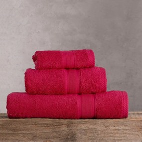 Πετσέτα Illusion Cherry Ρυθμός Προσώπου 50x90cm 100% Cotton